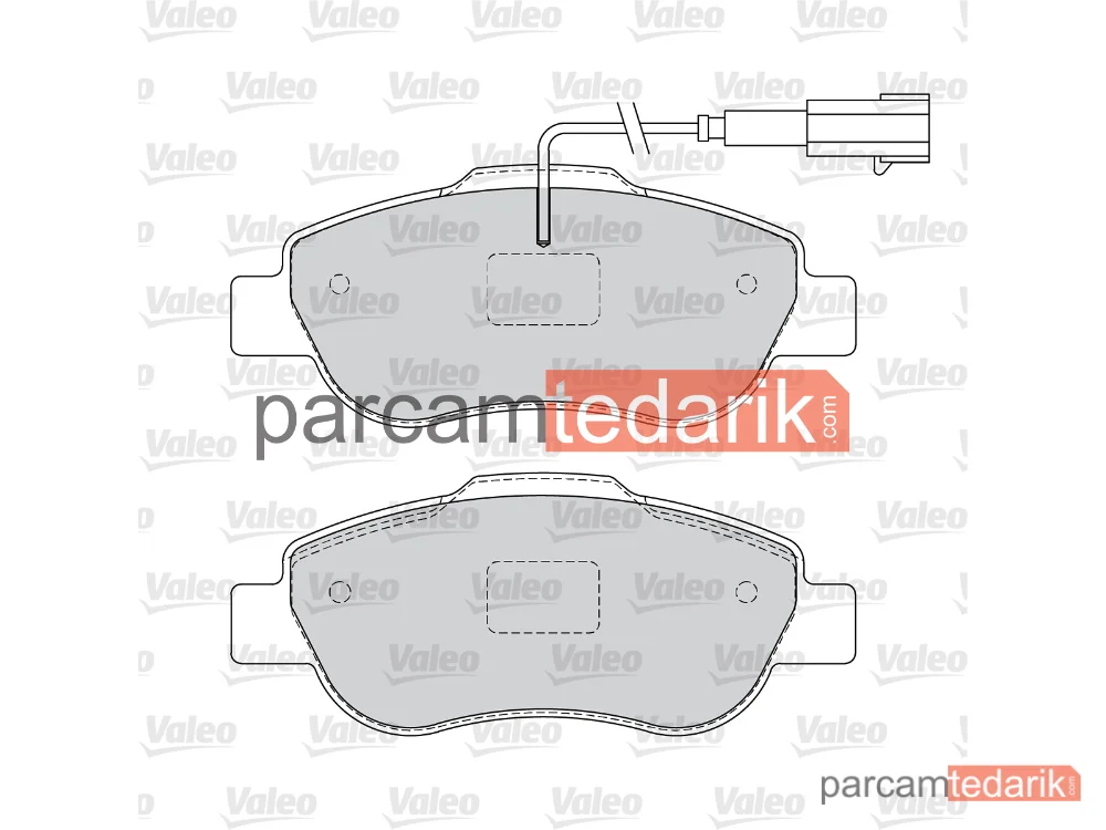 VALEO 671015 | Fren Balatası — Fiat Panda, Fiat 500, Ford KA